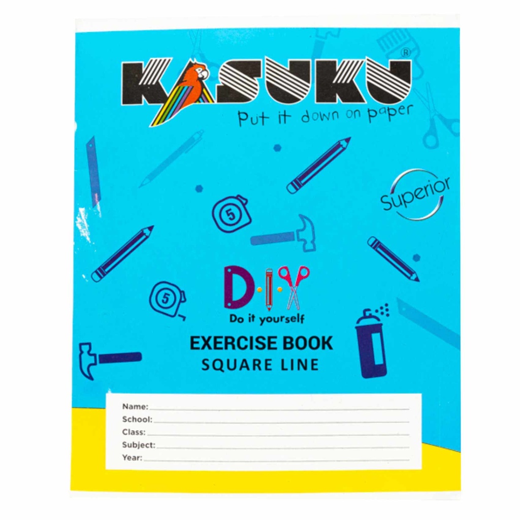 Kasuku A5  Square Exercise Book 200 pgs