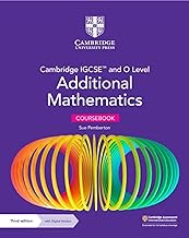 [9781009341837] Cambridge IGCSE and O Level Additional Maths Coursebook