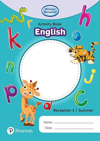 [9781292396668] iPrimary Reception Activity Book: English, Reception 1, Summer