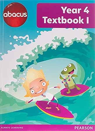 [9781408278505] Pearson Abacus Year 4 Textbook 1
