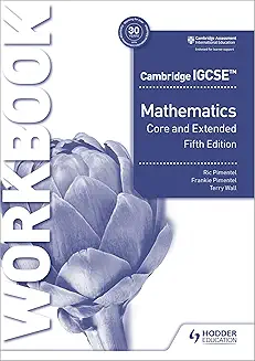[9781398373921] Hodder Cambridge IGCSE Maths Core & Extended Workbook 5ED