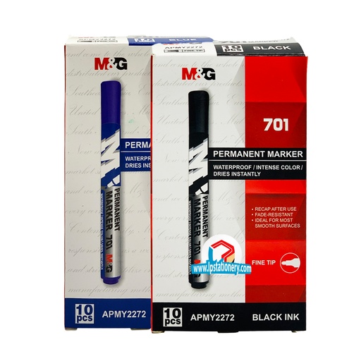 [ST00000000061] M&G Permanent Marker Blue 10s