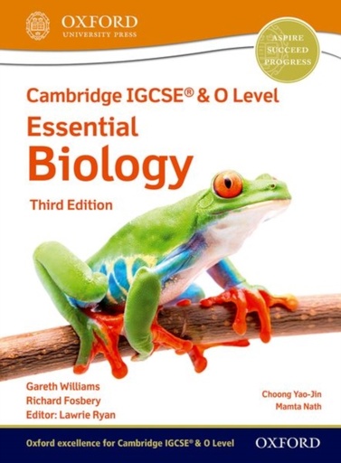 [9781382006033] Oxford Cambridge IGCSE & O Level Essential Biology 3ED